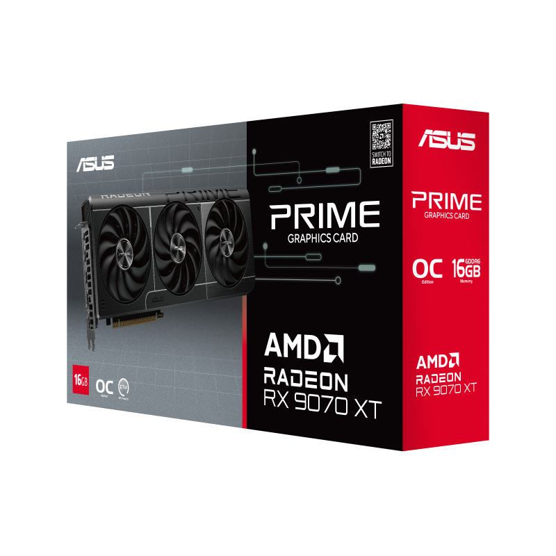 Asus Radeon RX9070XT Prime OC 16gb DDR6